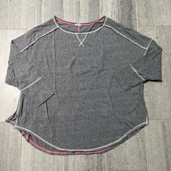 Intimately Free People Boxy Oversized Lounge Pullover Sleep Shirt Gray XS - Picture 1 of 8